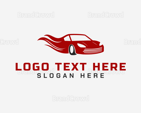 Fast Race Car Logo