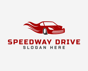 Driver - Fast Race Car logo design