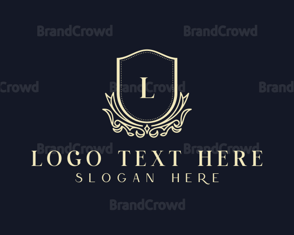Shield Floral Styling Logo