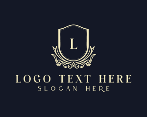 Flower - Shield Floral Styling logo design
