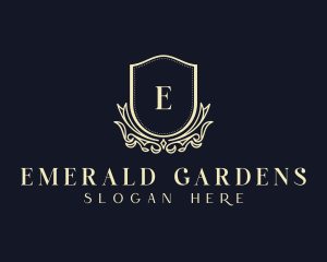 Shield Floral Styling logo design