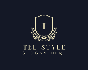 Shield Floral Styling logo design