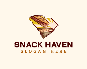 South Carolina Sandwich Snacks logo design