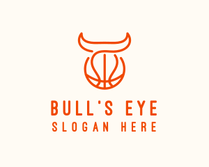 Bull Basketball Team logo design