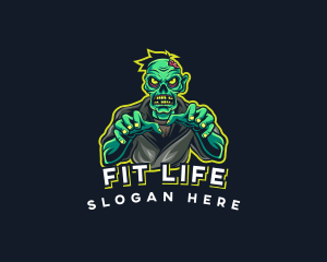 Zombie Monster Gaming Logo