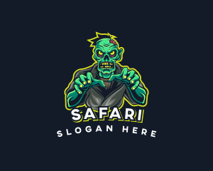 Zombie Monster Gaming Logo