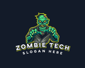 Zombie - Zombie Monster Gaming logo design
