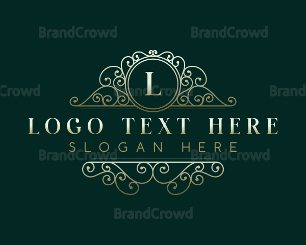 Luxury Ornamental Crest Logo