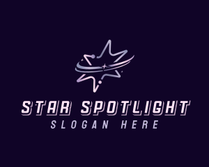 Astral Space Star logo design