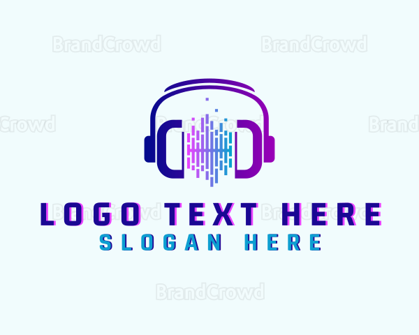 Audio Sound Headset Logo