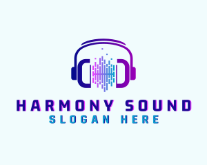 Sound - Audio Sound Headset logo design