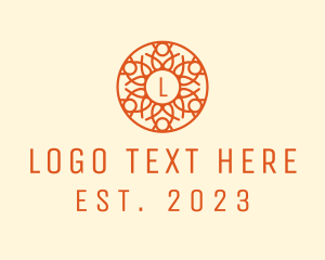 Orange - Interior Centerpiece Decoration logo design