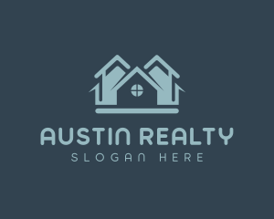 House Roofing Realty logo design