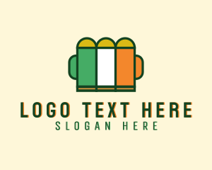 Flag - Ireland Pub Bar logo design