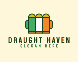 Ireland Pub Bar  logo design