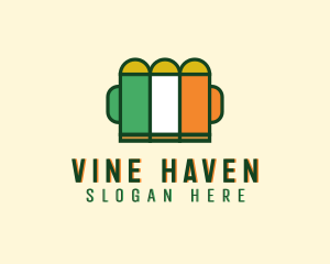 Ireland Pub Bar  logo design