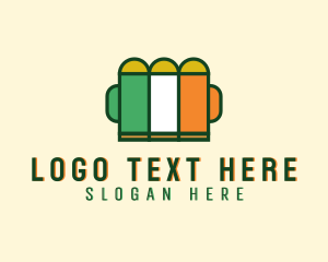 European - Ireland Pub Bar logo design