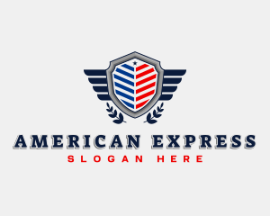 Shield USA Patriot logo design