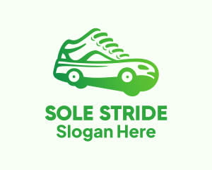 Sneakers - Wheeled Sneakers Shoes logo design
