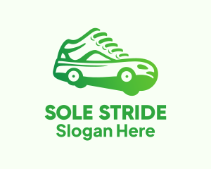 Sneaker - Wheeled Sneakers Shoes logo design