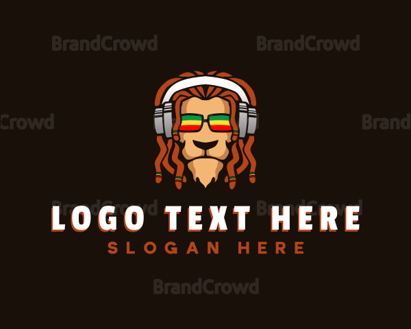 Headset Lion Dreadlocks Logo