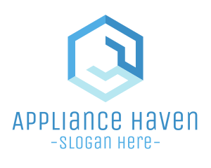 Appliances - Blue Hexagonal Wrench logo design