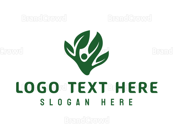 Green Tree Leaf Logo