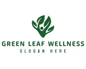 Green Tree Leaf logo design