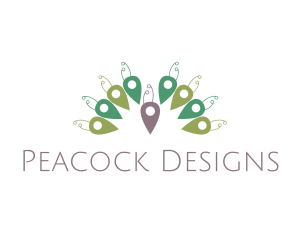 Peacock - Abstract Peacock Place logo design