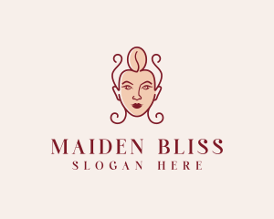 Maiden - Coffee Bean Maiden logo design