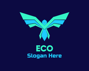 Flying - Gaming Eagle Esports logo design