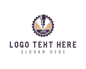 Cog - Laser Gear Manufacturing logo design