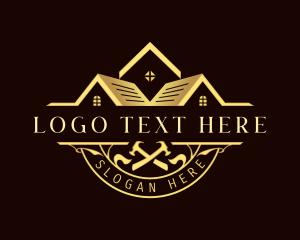 Construction - Roofing Hammer Construction logo design