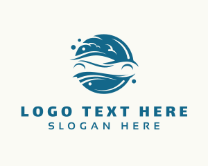 Washing - Car Wash Cleaning logo design