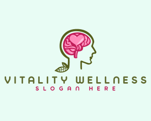 Heart Brain Wellness logo design