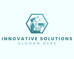 Cleaning Sanitation Product logo design