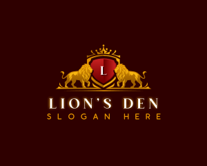 Royal Lion Crown logo design