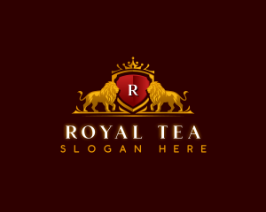 Royal Lion Crown logo design