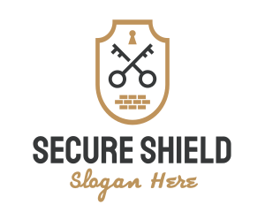 Antivirus - Secret Society Lock Key logo design