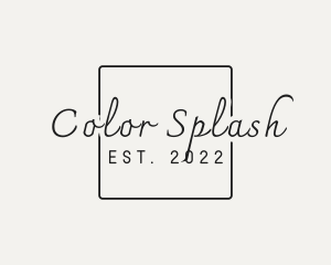 Dye - Luxury Apparel Fashion logo design