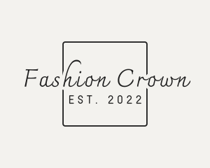 Luxury Apparel Fashion logo design