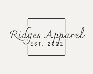 Luxury Apparel Fashion logo design