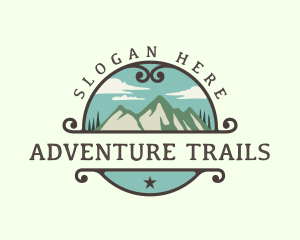 Mountain Peak Adventure logo design