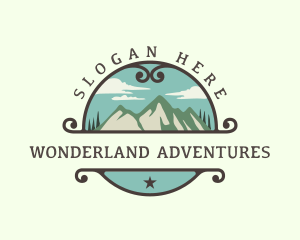 Mountain Peak Adventure logo design