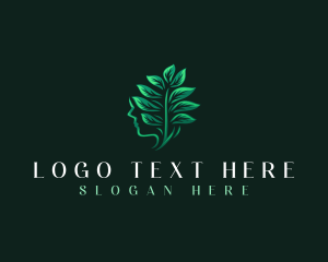 Mental Health - Health Mental Leaf logo design