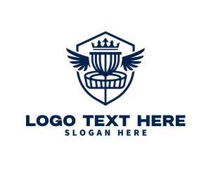 Chain - Crown Disc Golf logo design