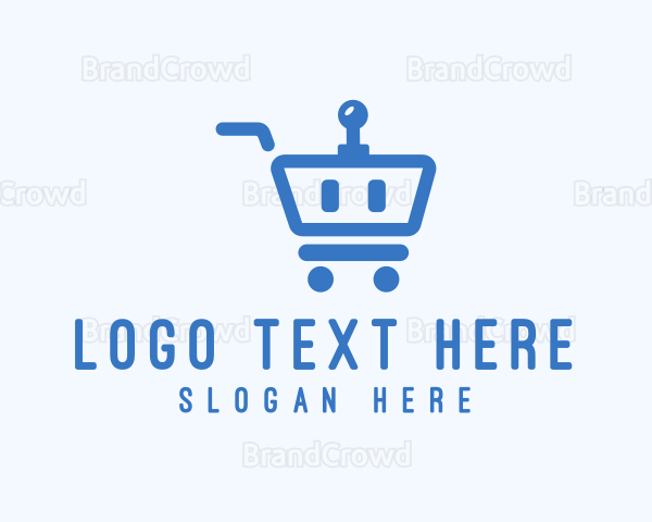 Robot Shopping Cart Logo