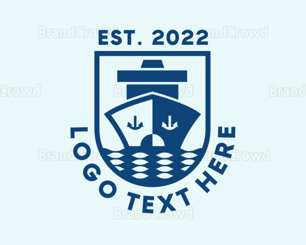 Nautical Sailing Ship Logo