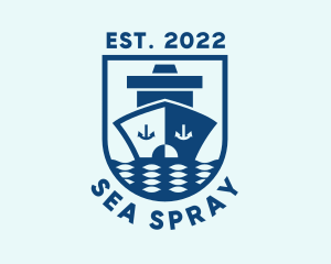 Maritime - Nautical Sailing Ship logo design