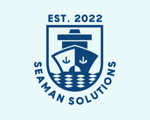 Seaman - Nautical Sailing Ship logo design